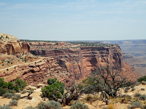 view from The Neck Overlook at Canyonlands National Park